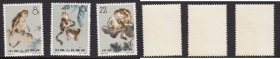 China People's Republic Stamps - 1963, Golden snub-nosed monkey (3)
Sold as seen, no returns. Mi.No. 741-743 China People's Republic