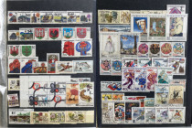 Collection of stamps - mostly Czechoslovakia (1 album+)
12 two-sided sheets of stamps. Sold as seen, no return. Please check our website for details a...