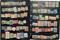 Collection of stamps. incl. unused or cancelled stamps, postcards - Various countries + Stamp Notebooks & Eichenthal Eesti Special - Katalog 1929
Very...