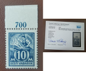 Estonia stamp 10 Marka 1922 - Sepp - сert. T. Löbbering
10 Marka 1922
3-papier (very thin 0.05mm)
сert. T.Löbbering (2022). Sold as seen, no return....