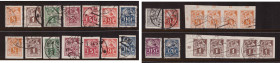Estonia stamps WEAWER AND SMITH 1922-1928 used series - perforated and unperforated
Used series perforated and unperforated. Sold as seen, no return.
