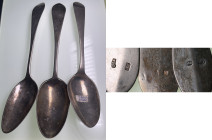 Estonia Pärnu Silver Spoons (3)
48.74g. 56.74g. 49.95g. 213-225mm. Rare!
