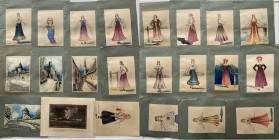 Group of Estonia illustrations - folk clothes, Tallinn etc (22)
Various condition. Sold as seen, no return.