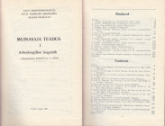 Muinasaja Teadus I - Arheoloogiline kogumik, 1991
"Agu" Tallinn, 1991. Eesti Arheoloogiaselts, Eesti Teaduste Akadeemia Ajaloo Instituut. 240+ pages.