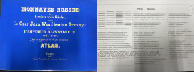 Monnayes Russes 1547-1855, Par le General T.F. de Schubert. Atlas 1857 - Plates - full set.
Monnayes Russes des derniers trois Siècles, depuis le Czar...