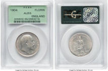 Edward VII Pair of Certified Florins PCGS, 1) Florin 1904 - AU55 2) Florin 1908 - XF45 KM801. From the René Collection HID09801242017 © 2023 Heritage ...