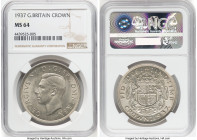 George VI Crown 1937 MS64 NGC, KM857, S-4078. HID09801242017 © 2023 Heritage Auctions | All Rights Reserved