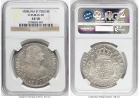 Charles IV 8 Reales 1808 LM-JP AU58 NGC, Lima mint, KM97, Cal-928. HID09801242017 © 2023 Heritage Auctions | All Rights Reserved