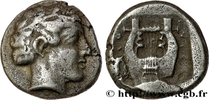 IONIA - KOLOPHON
Type : Sicle ou drachme 
Date : c. 430-400 AC. 
Mint name / Tow...