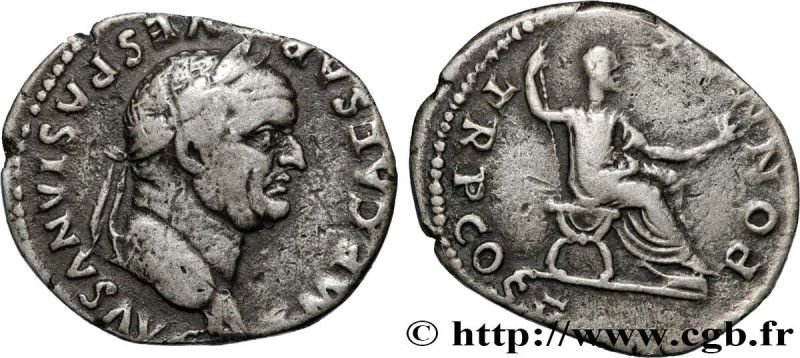 VESPASIAN
Type : Denier 
Date : 74 
Mint name / Town : Rome 
Metal : silver 
Mil...