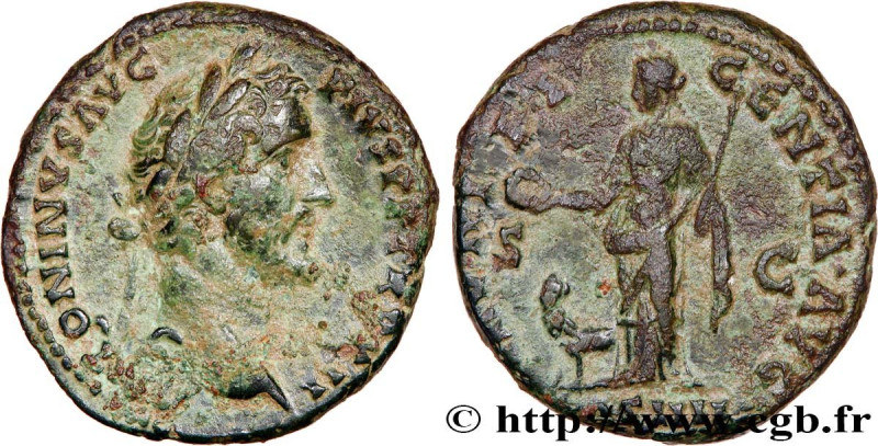 ANTONINUS PIUS
Type : As 
Date : 148-149 
Mint name / Town : Rome 
Metal : coppe...