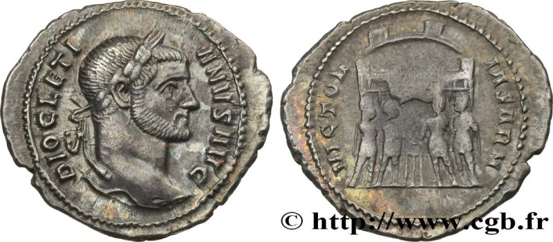 DIOCLETIAN
Type : Argenteus 
Date : 294 
Mint name / Town : Rome 
Metal : silver...