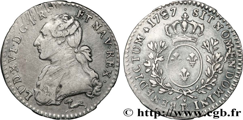 LOUIS XVI
Type : Dixième d'écu dit "aux branches d'olivier" 
Date : 1787 
Mint n...