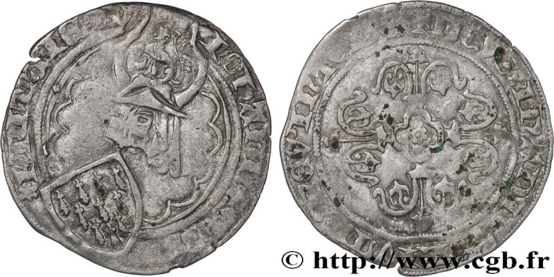 BRITTANY - DUCHY OF BRITTANY - JOHN IV OF MONTFORT
Type : Gros, 1er type 
Date :...