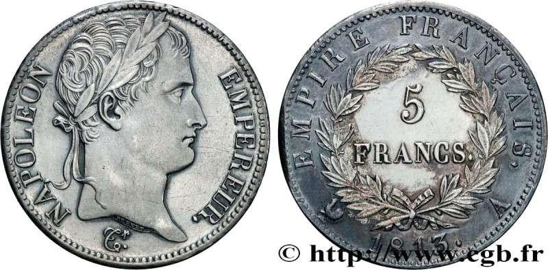 PREMIER EMPIRE / FIRST FRENCH EMPIRE
Type : 5 francs Napoléon Empereur, Empire f...