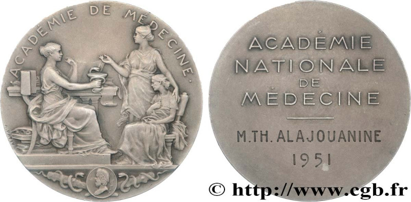 IV REPUBLIC
Type : Médaille, Académie de médecine 
Date : 1951 
Metal : silver 
...