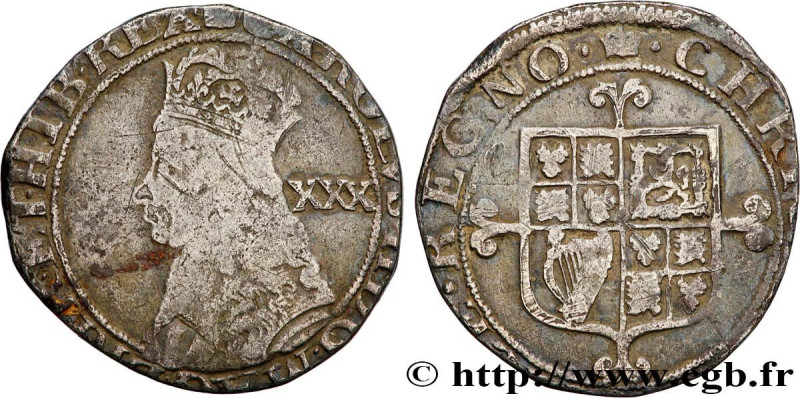 ENGLAND - KINGDOM OF ENGLAND - CHARLES II
Type : Demi-couronne 
Date : (1604-161...