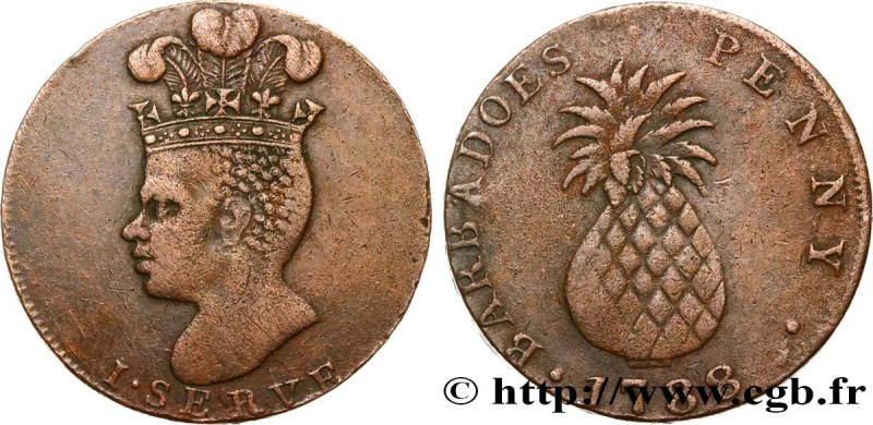 BARBADOS
Type : 1 Penny 
Date : 1788 
Quantity minted : 200000 
Metal : copper 
...