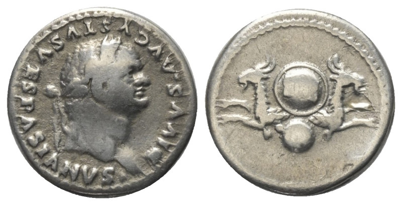 Vespasianus (69 - 79 n. Chr.). Divus Vespasianus.

 Denar (Silber). 80 - 81 n....