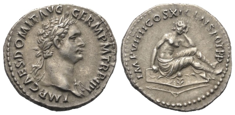 Domitianus (81 - 96 n. Chr.).

Denar (Silber). 85 n. Chr. Rom.
Vs: IMP CAES D...