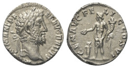 Commodus (177 - 192 n. Chr.).

 Denar (Silber). 190 - 191 n. Chr. Rom.
Vs: M COMM ANT P FEL AVG BRIT P P. Kopf mit Lorbeerkranz rechts.
Rs: GEN AV...