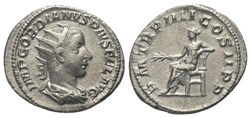 Gordianus III. (238 - 244 n. Chr.).

 Antoninian (Silber). 241 - 242 n. Chr. R...