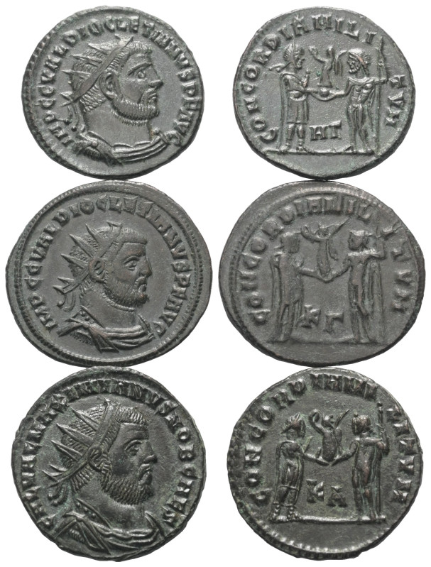 Römische Münzen - Lots. Kaiserzeit.


Lot (3 Stück, Bronze): Radiati des Dioc...