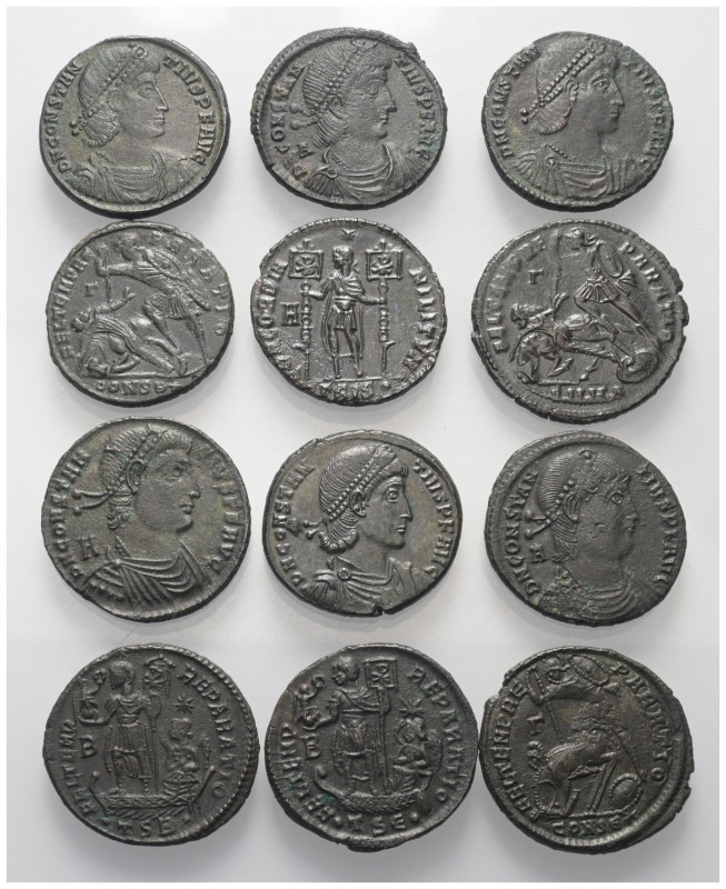 Römische Münzen - Lots. Kaiserzeit.


Lot (12 Stück, Bronze): Maiorinen des C...