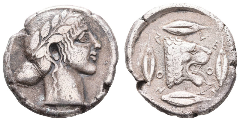 Antike Griechen
Sizilien Leontinoi, Tetradrachme (16,70g), 450 -440 v. Chr. Av:...