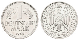 Bundesrepublik Deutschland
 1 Mark, 1950, D, magnetisch, st. J. 385