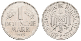 Bundesrepublik Deutschland
 1 Mark, 1954, F, f. st. J. 385