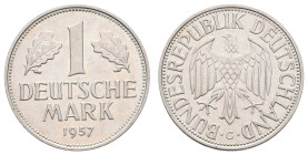 Bundesrepublik Deutschland
 1 Mark, 1957, G, wz. Kratzer, st. J. 385