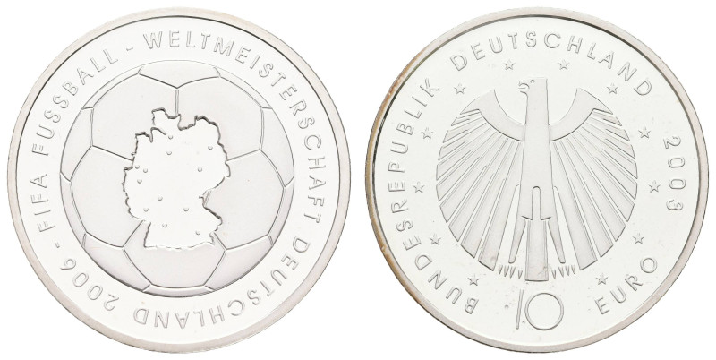 Bundesrepublik Deutschland
 10 Euro, 2003, FIFA Fußballweltmeisterschaft 2006, ...