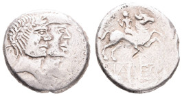 Antike Kelten
 Slowakei, Bratislava, Tetradrachme (17,18g), 1. Jh. v. Chr., Typ Biatec. Av: Die Köpfe von Honos und Virtus nebeneinander nach rechts....
