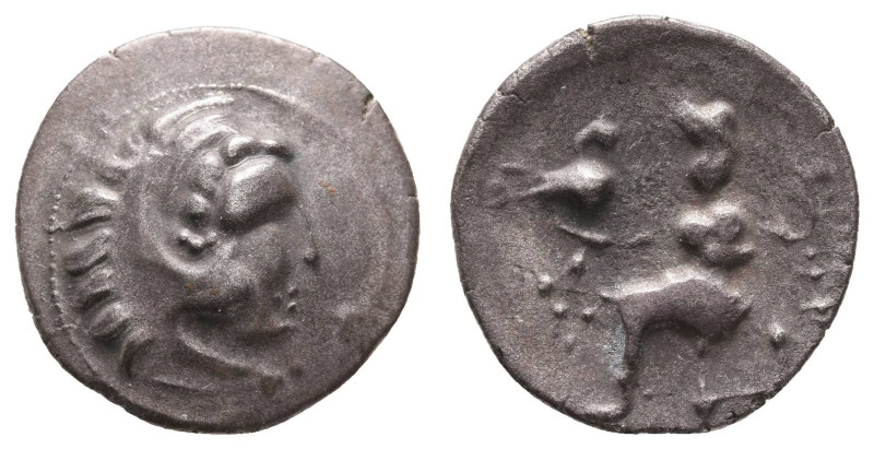 Antike Kelten
 Donaukelten, Drachme (3,04g), ca. 2. Jh. v. Chr., Typ Philipp II...