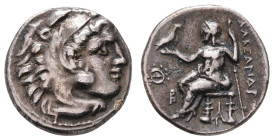 Antike Griechen
Makedonien Drachme (4,06g), ca. 319-305 v. Chr., Alexander III., posthum, Magnesia ad Meandrum, geprägt unter Antigonos I. Monophtalm...