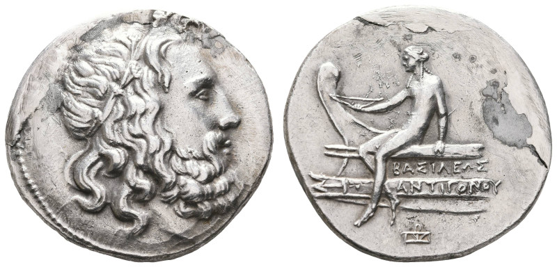 Antike Griechen
Makedonien Tetradrachme (16,84g), 227-225 v. Chr., Antigonos II...