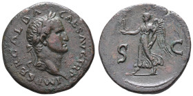Antike Römer
Münzen Römische Kaiserzeit Galba, 68-69, Sesterz (23,69g), Rom. Av: Büste nach rechts, darum "IMP SER GALBA CAES AVG TRP". Rev: Schreite...