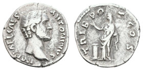 Antike Römer
Münzen Römische Kaiserzeit Antoninus Pius, 138-161, Denar (3,31g), Rom, geprägt unter Hadrianus. Av: Kopf nach rechts, darum Umschrift. ...