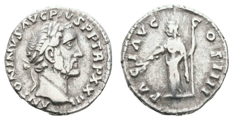 Antike Römer
Münzen Römische Kaiserzeit Antoninus Pius, 138-161, Denar (3,42g),...