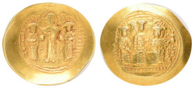 Antike Byzanz
 Romanus IV. Diogenes, 1068-1071, Gold Histamenon Nomisma (4,23g), Konstantinopel. Av: Christus, Romanus und Eudocia stehen nebeneinand...
