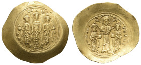 Antike Byzanz
 Romanus IV. Diogenes, 1068-1071, Gold Histamenon Nomisma (4,37g), Konstantinopel. Av: Christus, Romanus und Eudocia stehen nebeneinand...