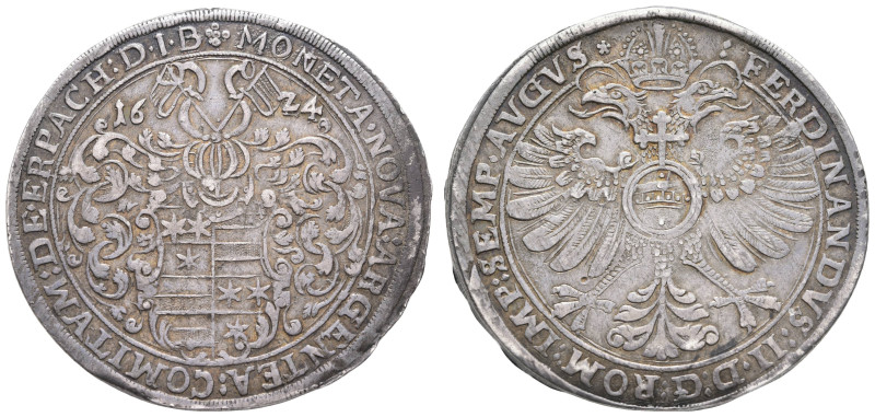 Deutschland bis 1800 Erbach Grafschaft
 Taler, 1624, Ludwig III., Johann Kasimi...