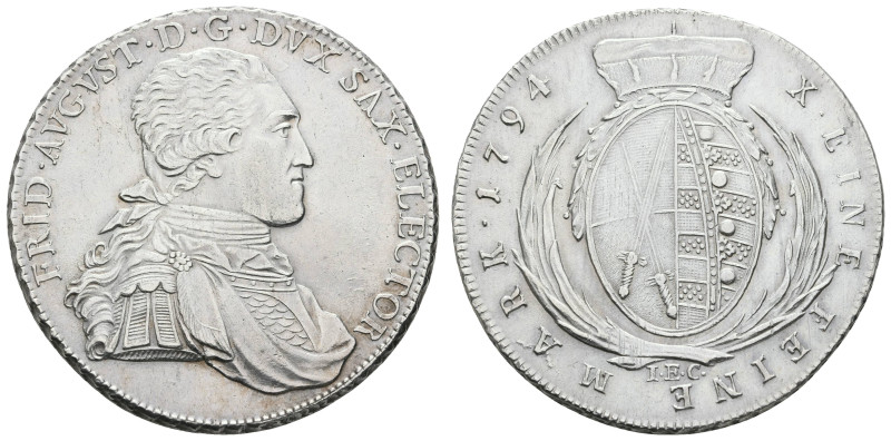 Deutschland bis 1800 Sachsen Albertinische Linie Kurfürstentum
 Taler, 1794, Fr...