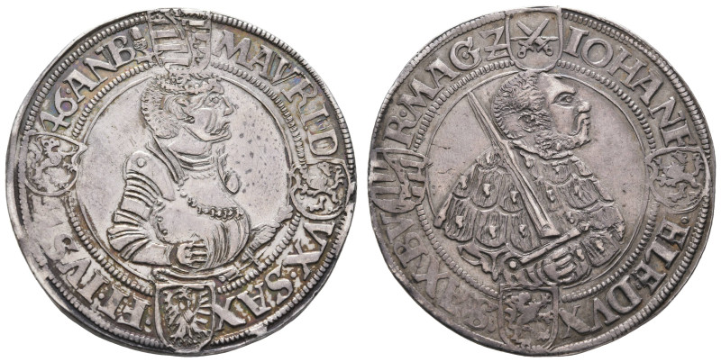 Deutschland bis 1800 Sachsen Ernestinische Linie Herzogtum
 Taler, 1546, Johann...