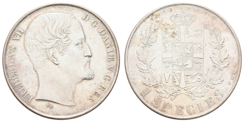 Europa und Übersee Dänemark
 Specistaler, 1853, Frederik VII., Hede 4a, Dav. 76...