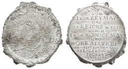 Medaillen Medaillen Deutschland vor 1900
 Grober Medaillenzinnabguss (32,79 g, 54,1 mm), nach 1702; Abgussvorbild ist eine Silbermedaille von Philipp...