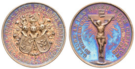 Medaillen Medaillen Deutschland vor 1900
 Scheßlitz, Silbermedaille (Dm. 30mm, 15,14g), 1861, von Ries, auf die Konfirmation. Av: Wappen, darum "CARL...