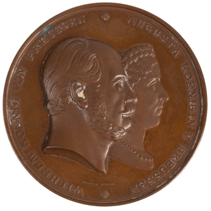 Medaillen Medaillen Deutschland vor 1900
 Preußen, Wilhelm I., Bronzemedaille (...