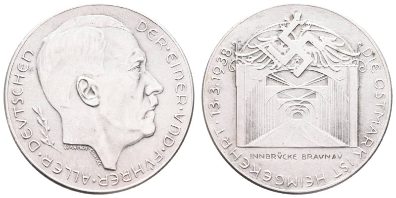 Medaillen Medaillen III. Reich
 Silbermedaille (Dm 36,1 mm, 21,16 g), 1938, von...